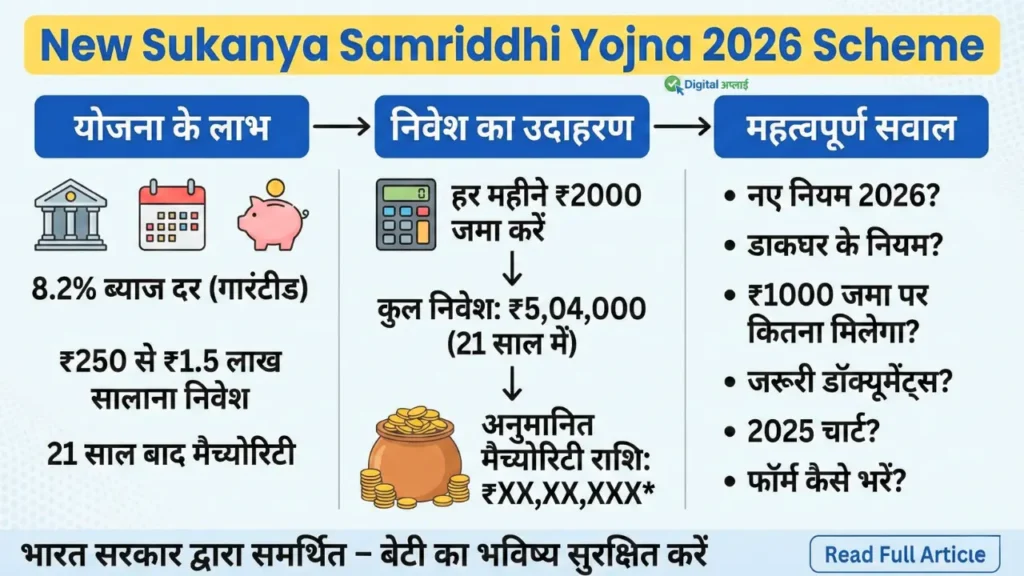 New Sukanya Samriddhi Yojna 2026 Scheme