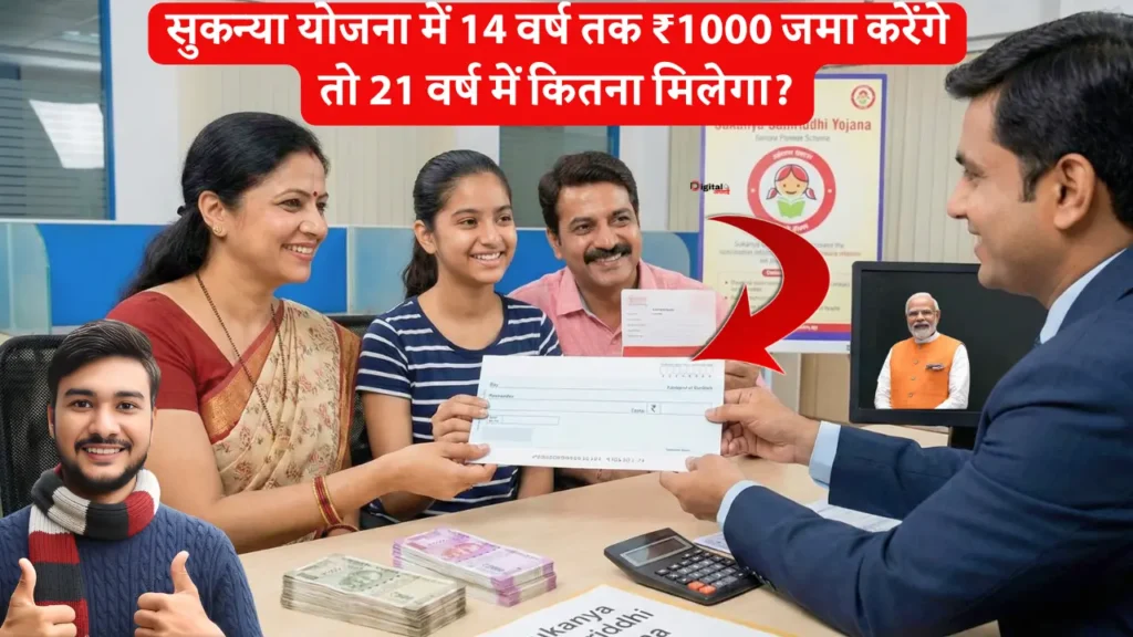 Sukanya Samriddhi Yojana 21 year maturity return
