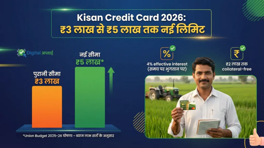 Kisan Credit Card new limit

