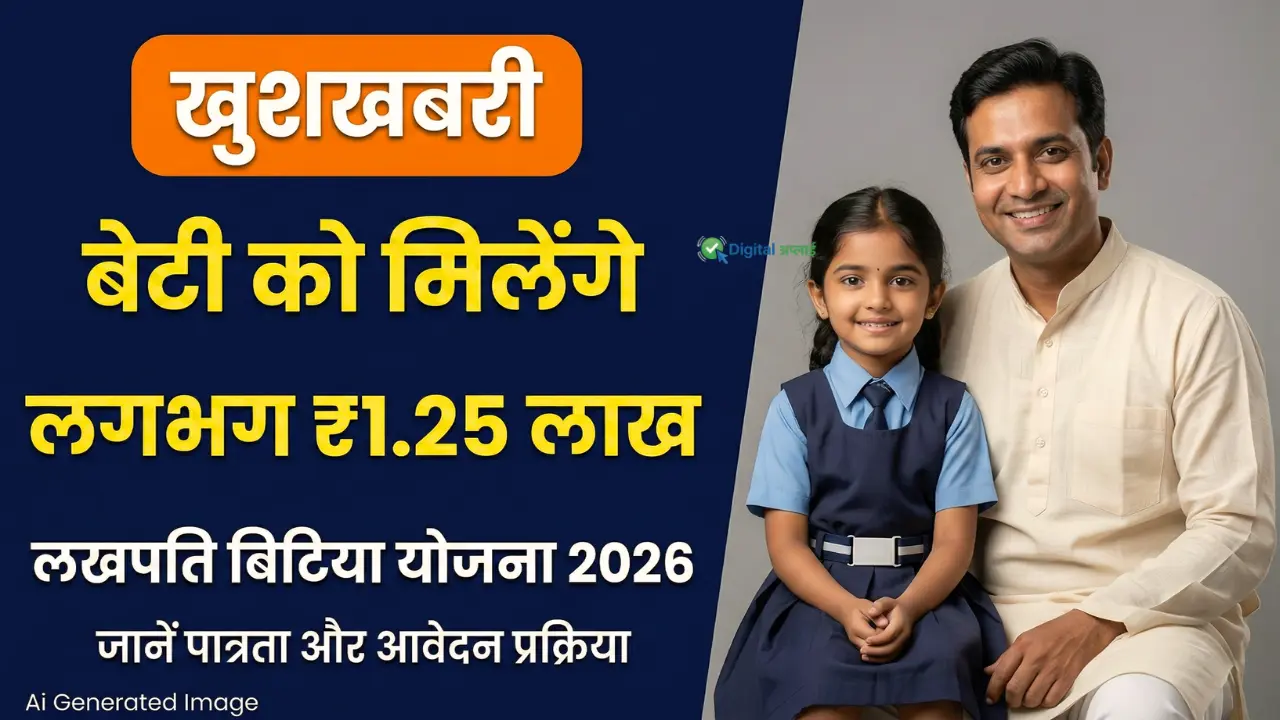 Delhi Lakhpati Bitiya Yojana a father with his daughter