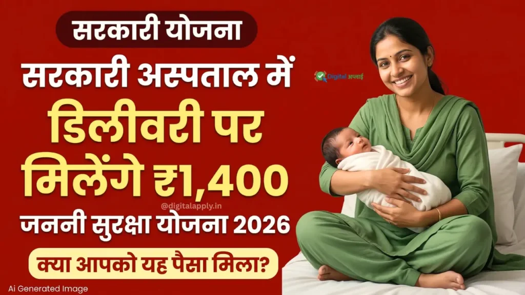 Janani Suraksha Yojana 1400 dbt