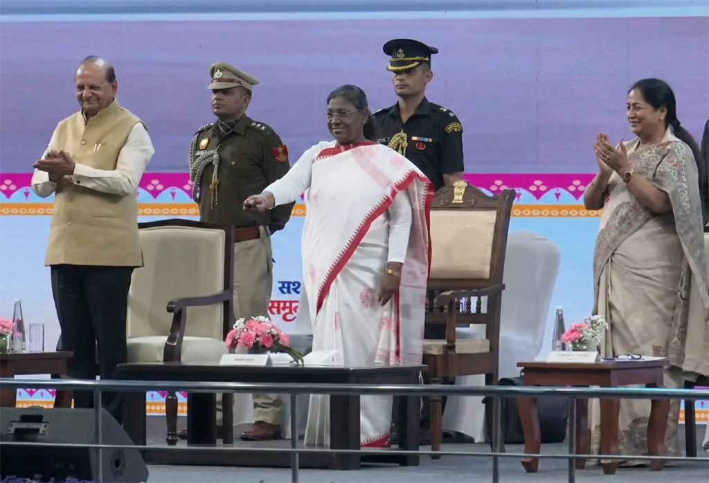 president of india dropati murmu cm rekha gupta