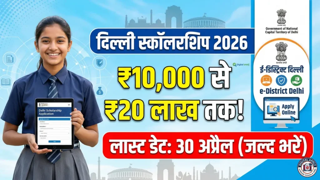 elhi Scholarship 2026 Last Date 30 April Apply Online