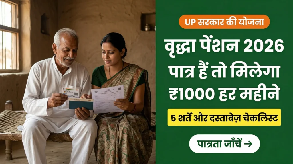 UP Vridha Pension Yojana Eligibility