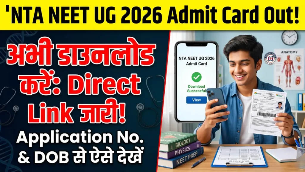 nta neet ug admit card live