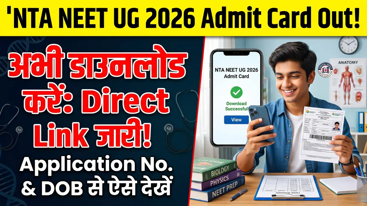 nta neet ug admit card live