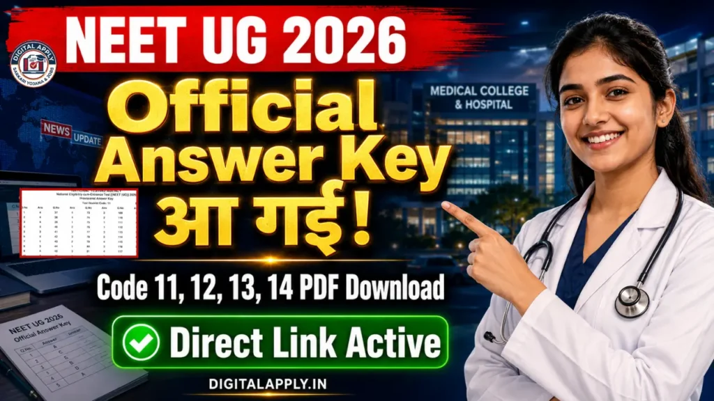 NEET UG 2026 Official Answer Key Out