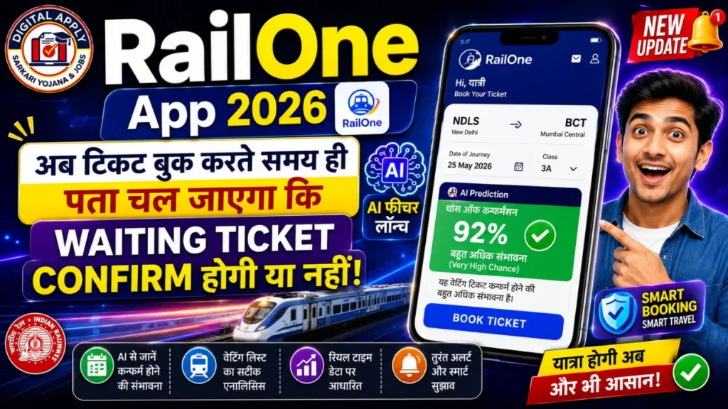 RailOne App 2026 new ai feature update