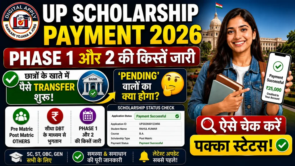 UP Scholarship Payment 2026