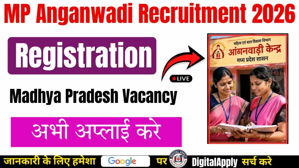MP Anganwadi Bharti 2026 District wise post List
