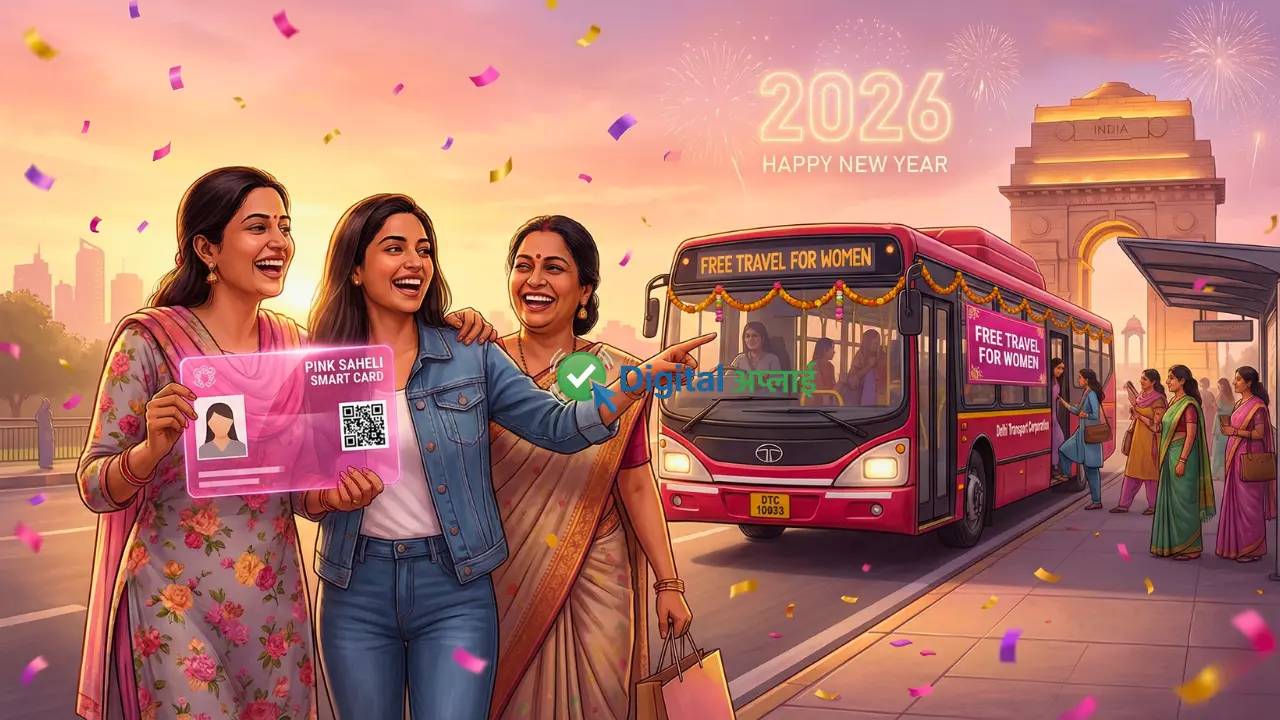 Delhi Pink Saheli Smart Card Yojana 2026