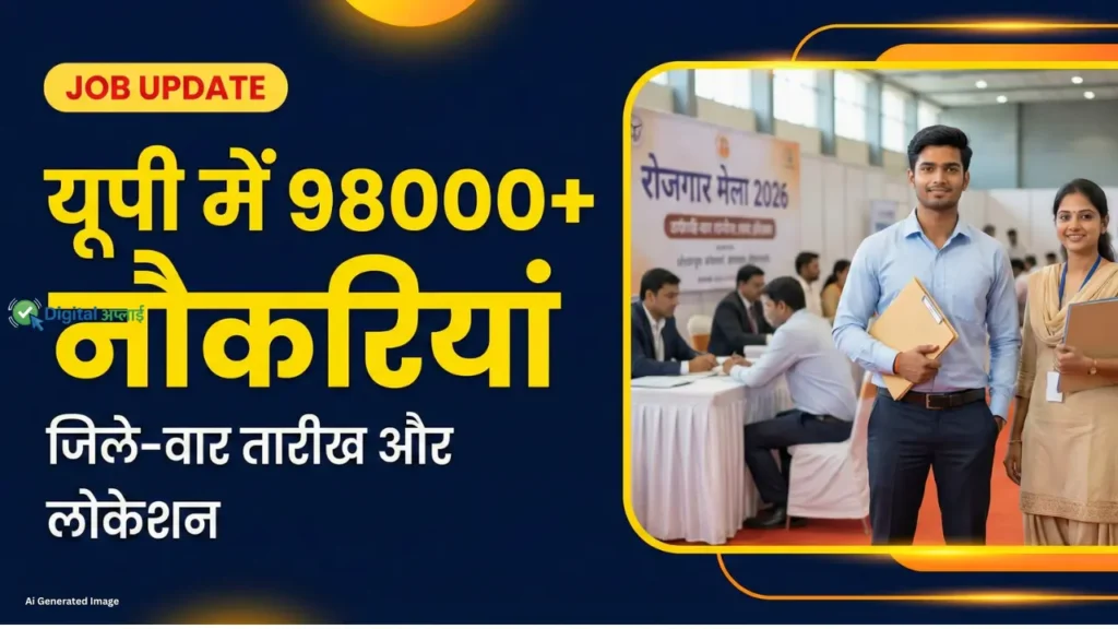 UP Rojgar Mela 2026 Registration Process and Interview Location