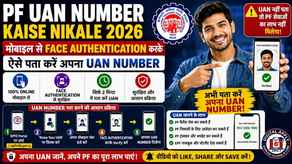 PF UAN Number Kaise Nikale 2026
