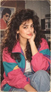 80s Retro Glamour Portrait